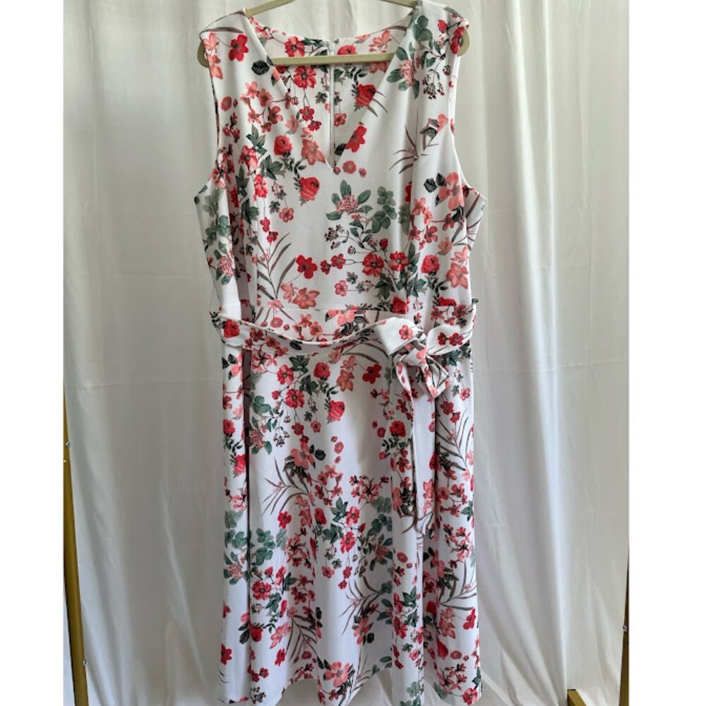 Calvin Klein Women's Plus 22W Floral Dress